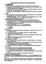 Đề cương ôn tập kiểm tra 1 tiết học kì I môn Vật lý Lớp 8 - Năm học 2019-2020